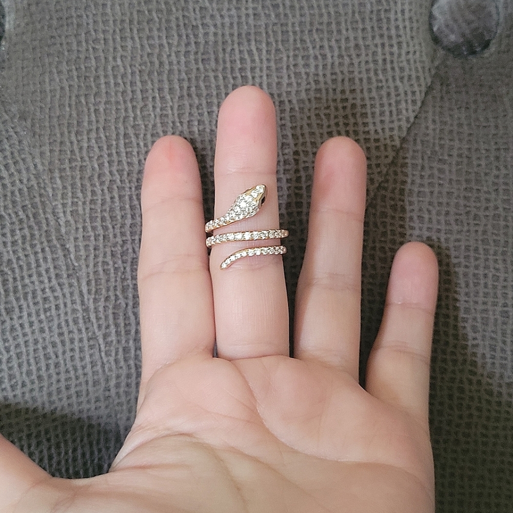 bleu💙 sage Gold💛 Serpent🐍 Ring💍 - NWT